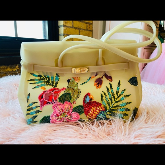 Handbags - Vintage Hand beaded Y2K original jelly kelly purse